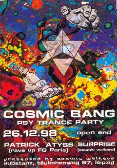 Flyer cosmic bang 1998/12